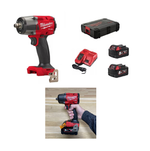 КОМПЛЕКТ ХИТ! В кейсе M18 FUEL FMTIW2F12-502X: Аккумуляторный импульсный гайковерт FMTIW2F12-0 плюс 2 аккумулятора B5 5.0 А плюс зарядное устройство M12-18 FC MILWAUKEE 4933478450
