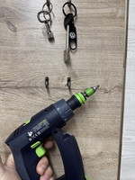 ХИТ! Аккумуляторная дрель-шуруповёрт FESTOOL CXS 10,8 В 2,6-Set с 2 шт Аккумуляторами, Устройством быстрозарядным ПЛЮС Насадка угловая 576093