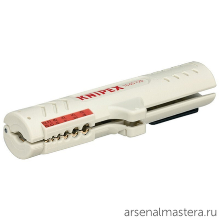 Стриппер 125 мм для дата-кабелей CAT5/6/7, UTP/STP 4.5 - 10 мм, 0.2 / 0.3 / 0.8 / 1.5 / 2.5 / 4 мм2, SB KNIPEX KN-1665125SB