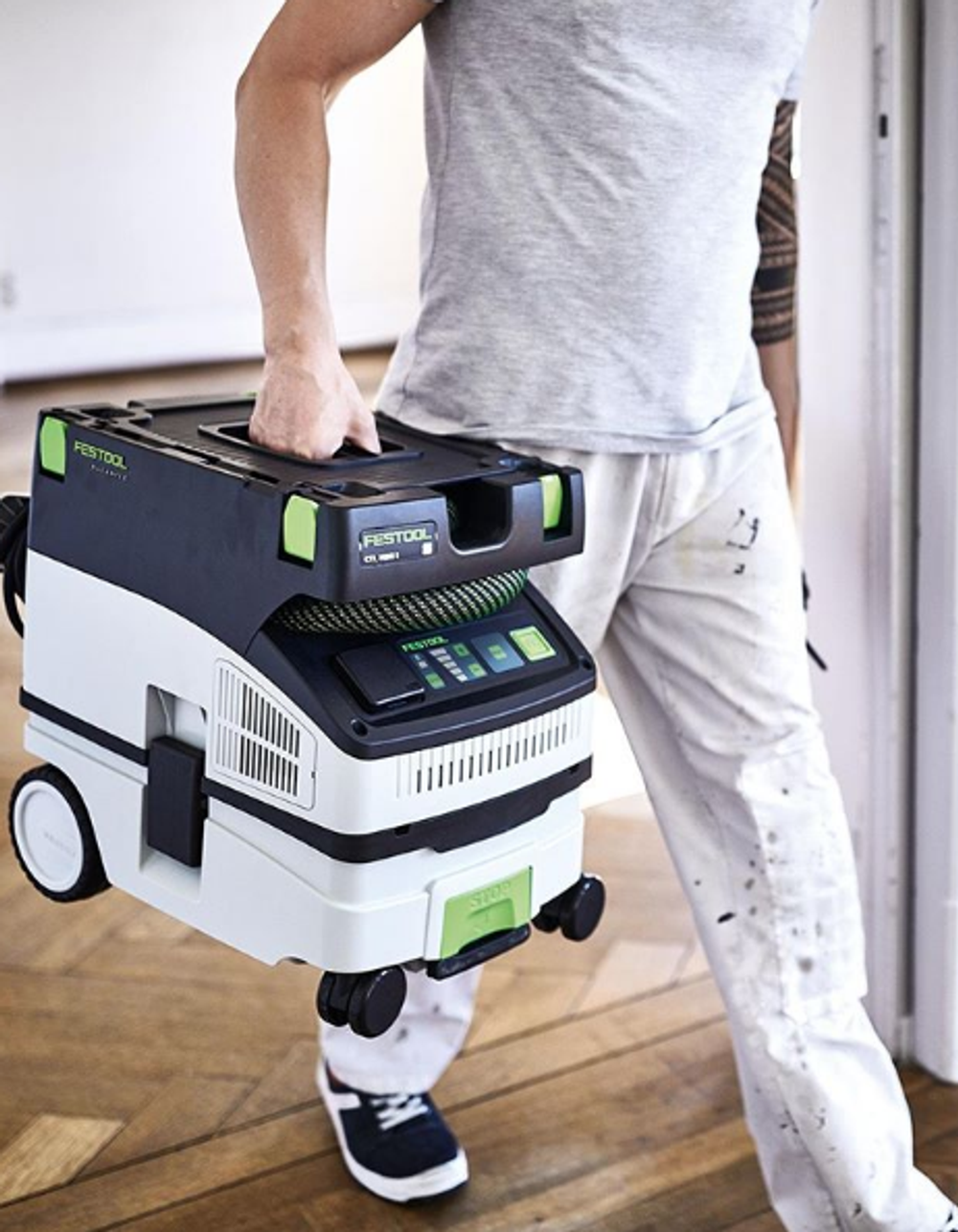 ВЕСНА СКИДКИ ХИТ! Пылеудаляющий аппарат FESTOOL CTL MINI I CLEANTEC (гладкий антист.шланг CT 27/32 x 3,5 м, Bluetooth) 574840