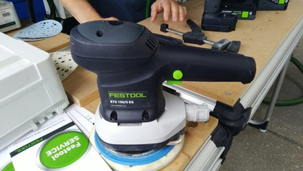 Эксцентриковая шлифовальная машинка FESTOOL ETS 150/5 EQ-Plus в систейнере SYS 3 M187 576080