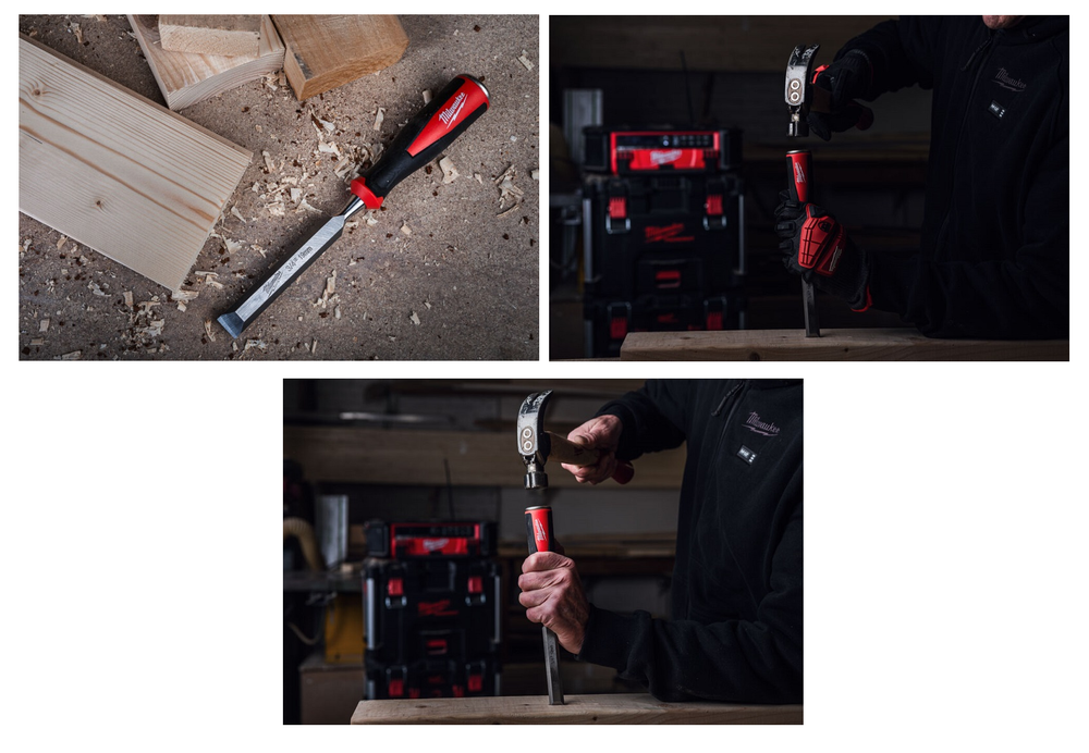 Новинка! Стамеска плоская 3/4" 18 мм Milwaukee 4932479894