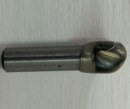 Фреза галтель Z 2 D 9,5 R 4,8 B 6,37 L 56 Хвостовик 8 WP WoodPecker DIMAR T06015