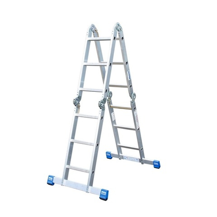 Универсальная шарнирная лестница стремянка - трансформер STABILO 4 х 3 Krause 123510