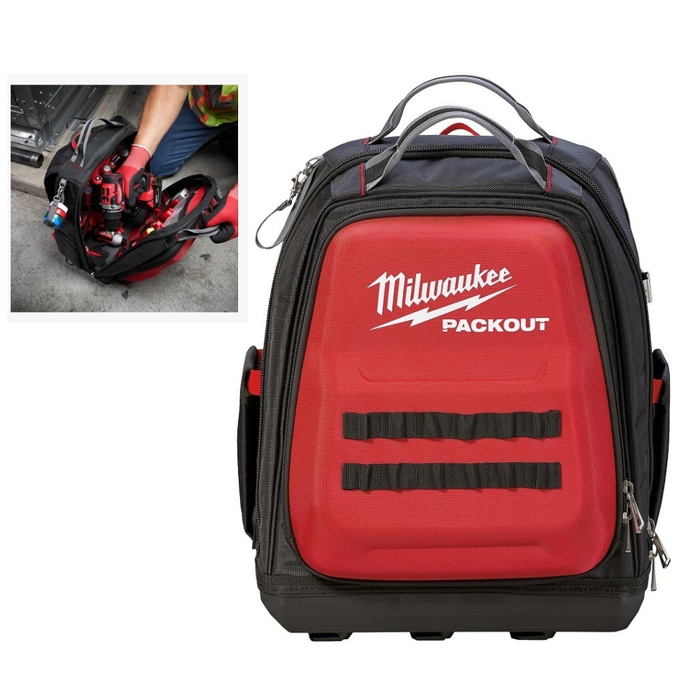 Рюкзак пустой 48 карманов PACKOUT BACKPACK - 1 PC MILWAUKEE 4932471131