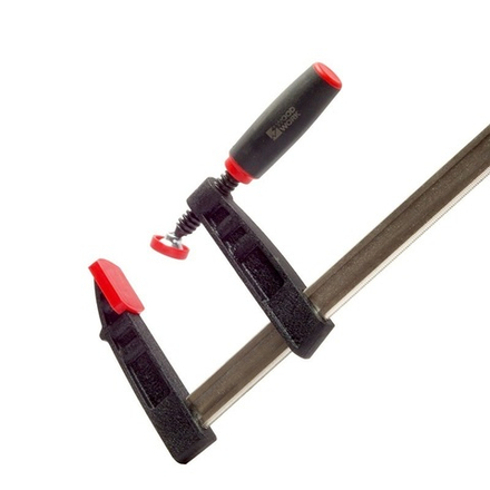 ХИТ! Струбцина из ковкого чугуна F- образная 400 х 100 мм Усилие прижима до 330 кг DIN5117.4631169267216 WOODWORK FCC-4010