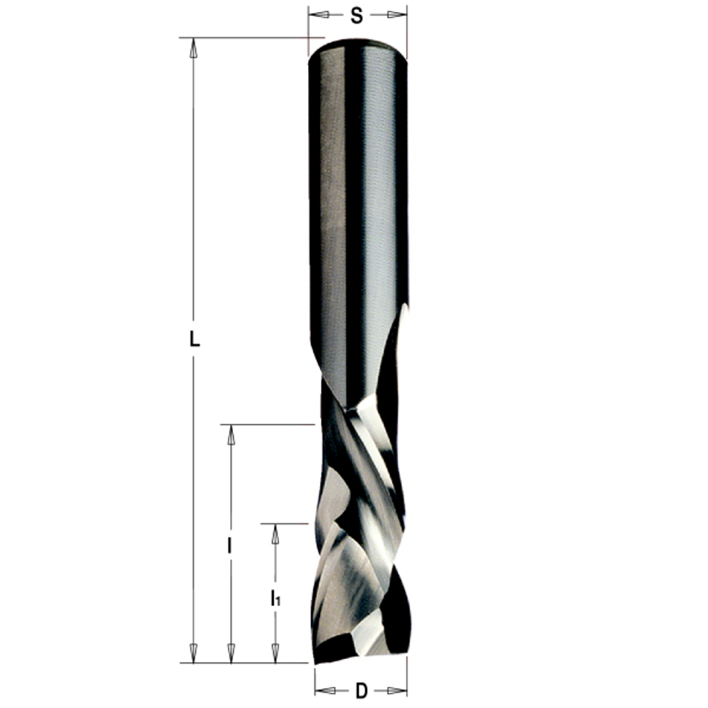 ТЕПЕРЬ ДЕШЕВЛЕ! Фреза спиральная монолитная 10 x 32 x 80 Z2/2 S10 RH CMT 190.100.11