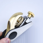 Новинка! Рубанок GOLDRATIO N 60 1 / 2, 150 мм / 35 мм Low Angle Adjustable Mouth Block Plane для работы по торцам или сложным породам древесины М00023900