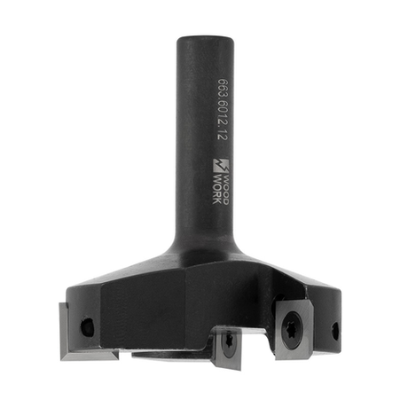 ЛЕТОМ НИЖЕ! Фреза фуговальная, сменные ножи Woodwork HM Z3 D60 I12 L65 S12 для СЛЭБОВ 663.6012.12