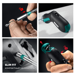 Новинка! Набор Рычажная реверсивная отвертка с битами 6 шт KRAFTOOL EXTREM, PH, SL, PZ 25899
