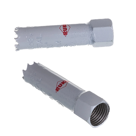 Новинка! Коронка биметаллическая RUKO HSS Co 8% 17 мм, для сверления отверстий в черных и цветных металлах, пластике 126017