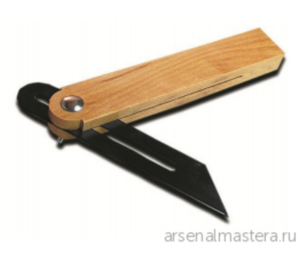 ХИТ! Малка деревянная 350 мм со стальной пластиной PINIE 40-7