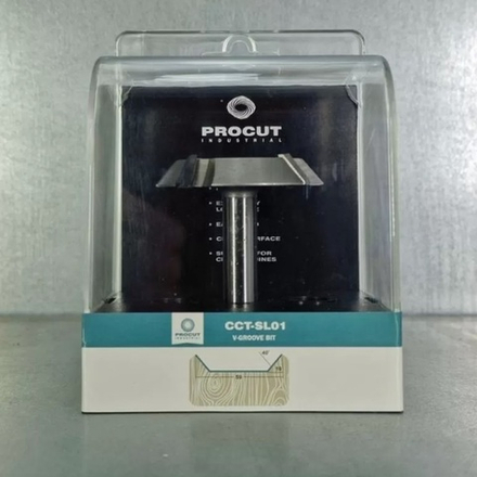 ХИТ! Фреза для выравнивания дна, слэбовая 40 градусов 59 x 10 x 75 мм, ц / х 12 мм Z 4 PROCUT CCT-SL01