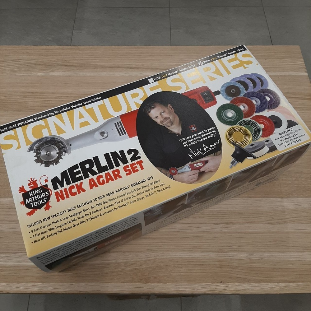 Гриндер для резьбы по дереву Merlin 2 Nick Agar Signature Series Woodworking Set KAT 10116EU M00014818