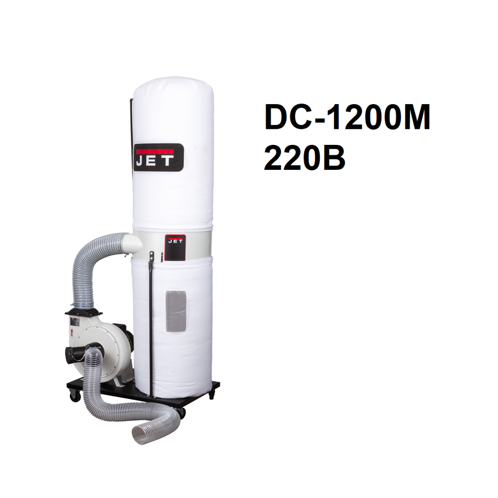 Новинка! Вытяжная установка / Стружкоотсос JET DC-1200M 220 В 1,5 кВт, объем 150 л 10001057M