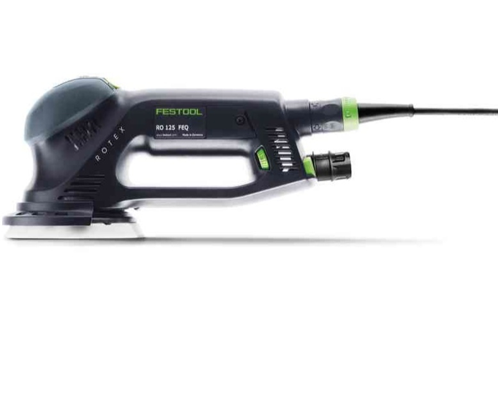 ХИТ! Эксцентриковая шлифовальная машинка с редуктором FESTOOL ROTEX RO 125 FEQ-Plus для грубого, тонкого шлифования и полирования в систейнере Systainer SYS3 M 187 576029