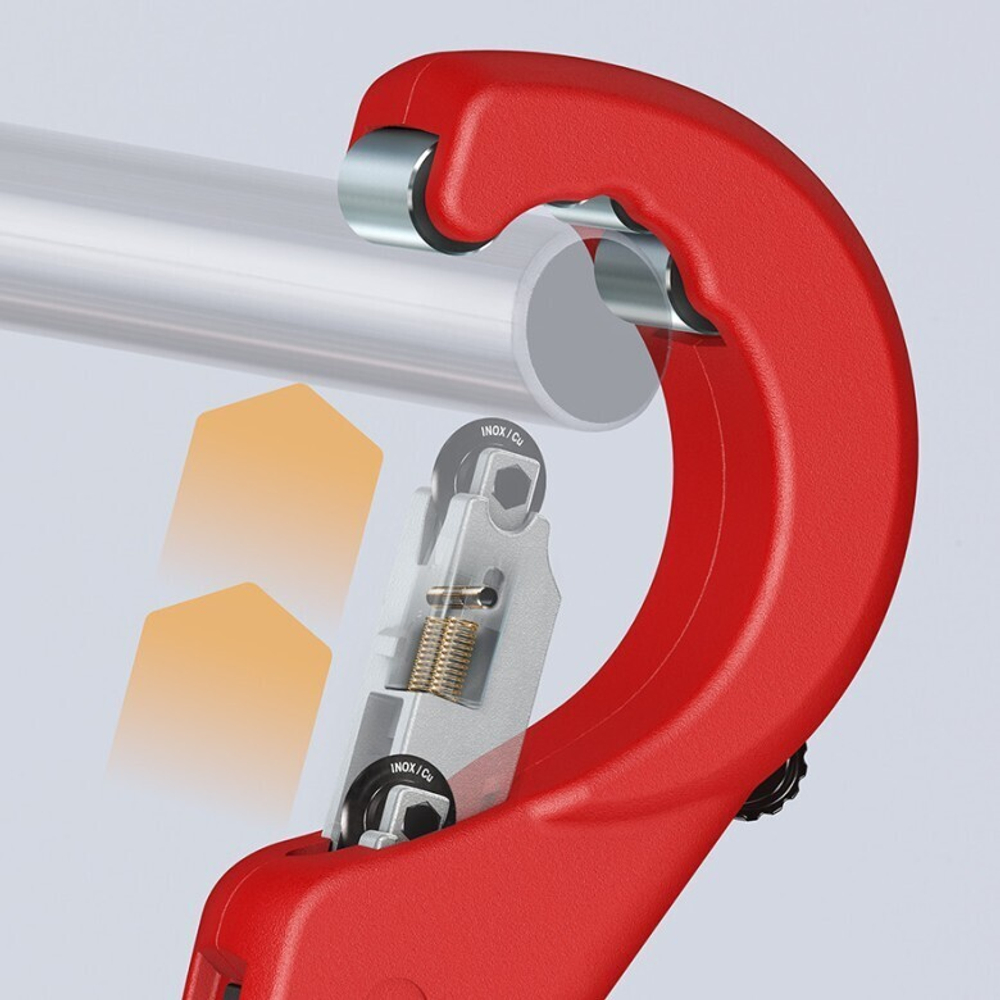 Труборез для нержавеющей стали и цветных металлов TubiX XL Knipex 6 - 76 мм / толщина макс 2 мм, длина 260 мм KNIPEX KN-903103BK