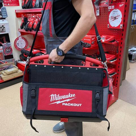ХИТ! Сумка для инструмента пустая 50 см, отделений 36 шт, нейлоновая MILWAUKEE PACKOUT 4932464086