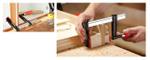 Новинка! Струбцина чугунная 400/120, 5.5 кН, деревянная ручка BESSEY BE-TPN40S12BE