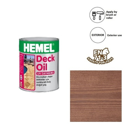 Масло для террас для наружных работ Deck Oil Cапелле, 0,75 л 3115H HEMEL 311575