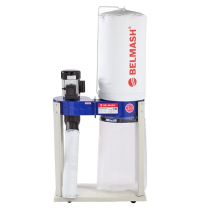 Вытяжная установка Стружкоотсос 1,1 кВт 230 В, Объем стружкосборника 68 л, система автоматического включения через запуск DC1600M BELMASH D114A