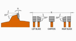 Диск пильный 150 x 15,87 x 6,35 - 22,23 / 2,5 -5гр FTG,ATB Z20 Dado CMT 230.520.06