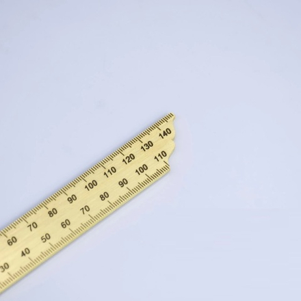 Угольник плоский латунный 150 мм х 80 мм двухсторонний ПЕТРОГРАДЪ М00023374