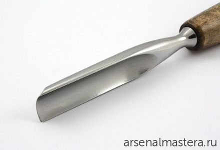 Профессиональный резец по дереву 125 х 50 мм (полукруглая стамеска N8, профиль острый 8265 х 50) Narex Profi 826550