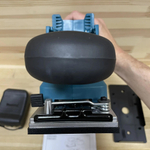 ХИТ! Аккумуляторная шлифовальная машина плоскошлифовальная Makita LXT, BL, 18 В, XPT, 93 x 228 мм, 4000-12000 об/мин, амплитуда 2.0 мм, пылесборник, зажим DBO380Z