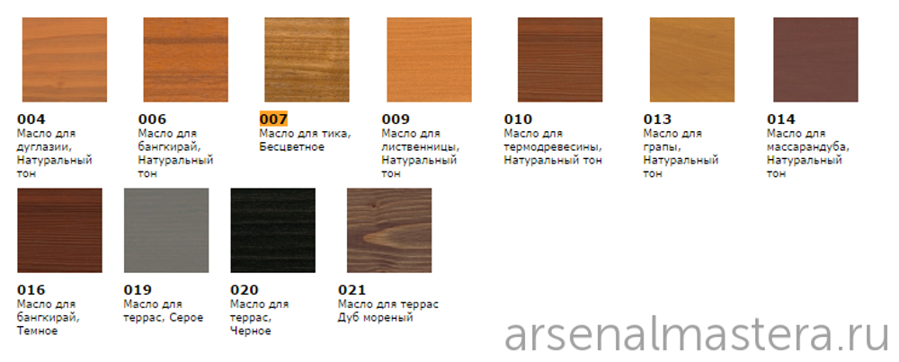 ХИТ! Масло для террас Osmo 009 для лиственницы натуральный тон 0,75 л Terrassen-Ole для наружных работ Osmo-009-0,75 11500020