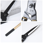 Новинка! Японские Ножницы садовые для живой изгороди и художественной стрижки деревьев Dokan 165 мм / 650 мм, рукояти прорезинены М00021082