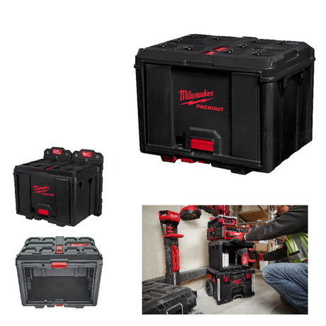 Новинка! Ящик большой XL с фронтальной крышкой Cabinet PACKOUT Milwaukee 4932480623