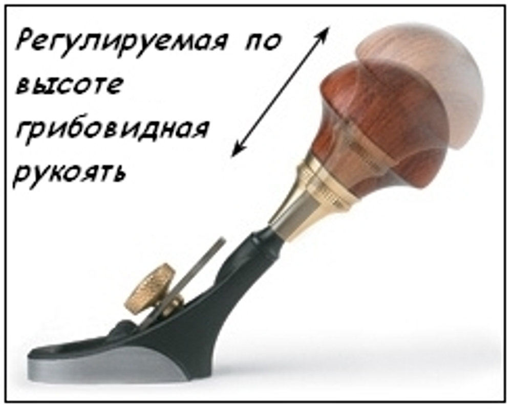 Рубанок Veritas Detail Palm Plane, 38 мм / 10 мм вогнутый внутрь 05P90.13 М00004109