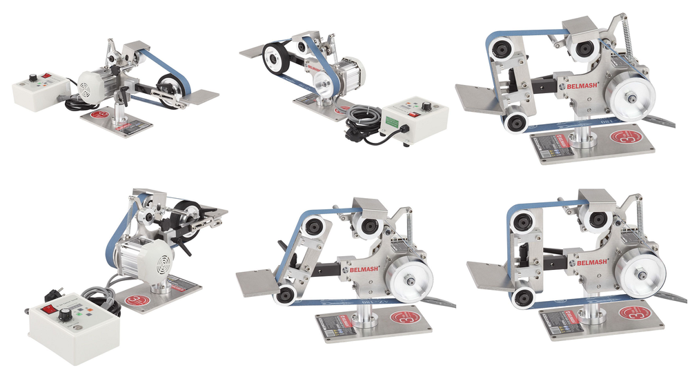Новинка! Станок шлифовальный ленточный BELMASH BGM-301VS 220В 0,6 кВт, для радиусной шлифовки, выборки в древесине, обработки торцов, фасонных элементов, шлифовки и заточки инструмента S350A