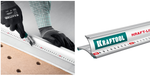 Новинка! Усиленная алюминиевая линейка KRAFTOOL Kraft-line 60 см со стальной направляющей, в тубе 34275-60