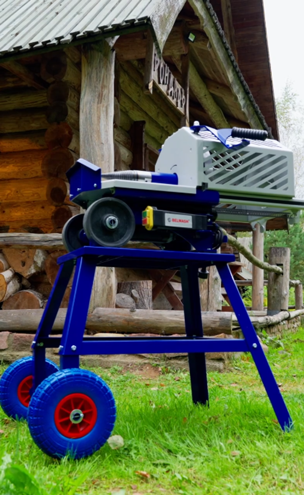АКЦИЯ МАРТ 2026! Дровокол электрический BELMASH MAXIMA-360 220В 2 кВт, для быстрого раскалывания бревен S354A