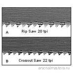 Пила столярная обушковая продольное пиление Veritas Gents Rip Saw 20 tpi 05T10.01 М00004760