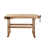 Новинка! Чешский верстак столярный деревянный PINIE Starter 1680 х 630 х 860 мм, столешница из массива бука 90 мм, 2 чугунных тисков York, 36 отверстий 20 мм под фиксаторы Starter1700D20