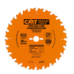 Новинка! Диск пильный CMT 315 x 30 x 3,2 / 2,2 15 гр. 5 гр. ATB Z 24 для пиления древесины на стройплощадке 286.024.13M
