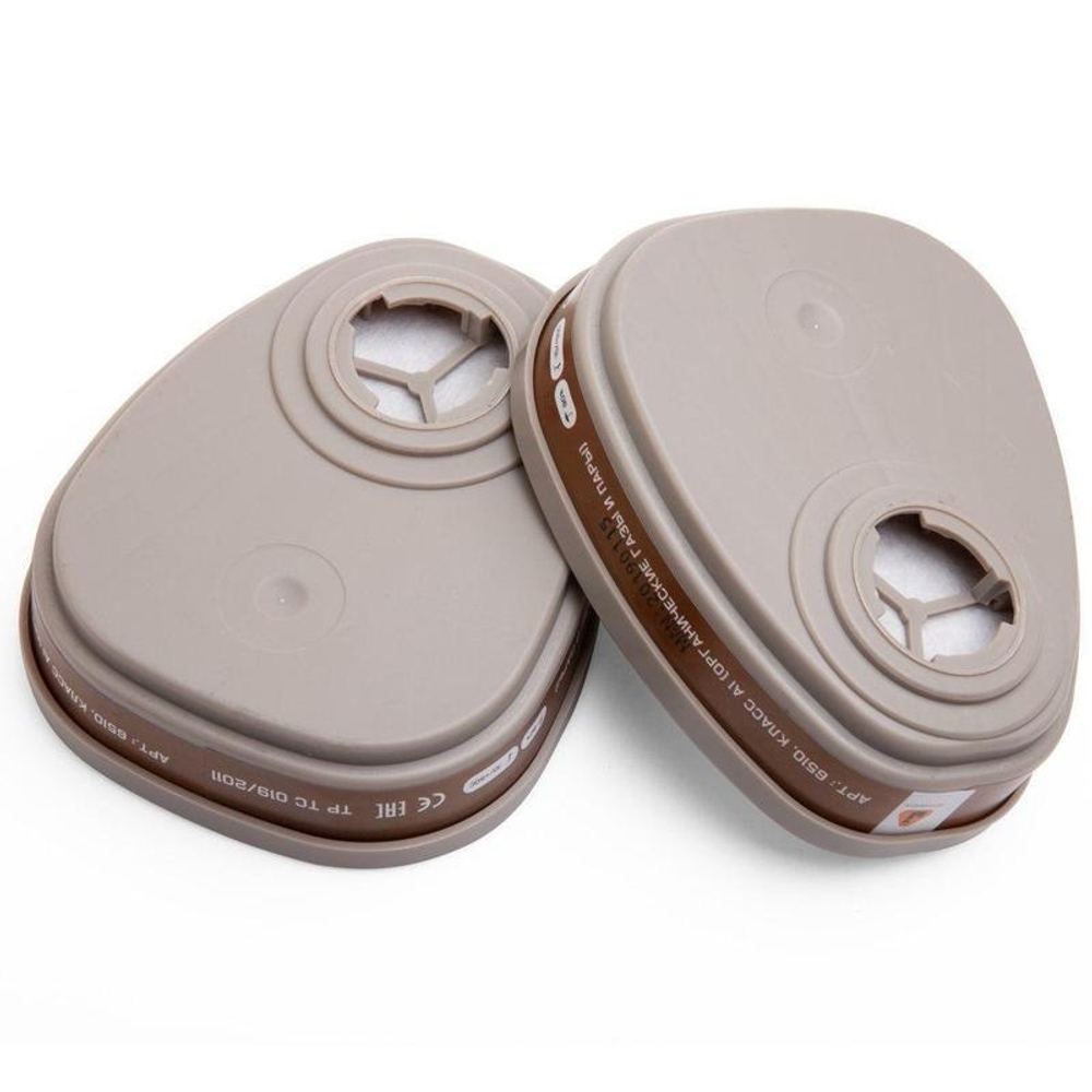 Комплект защитный Jeta Safety 6500 : Полумаска 1 шт, фильтры A1 2 шт, предфильтры P2 4 шт, держатели 2 шт, перчатки нитриловые 1 пара, размер М 1292891