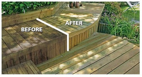 ХИТ! Очиститель для террас для наружных работ Deck Restorer Бесцветный 2,5 л, для восстановления посеревшей обветренной древесины террас и садовой мебели без шлифования 8000H HEMEL 10813