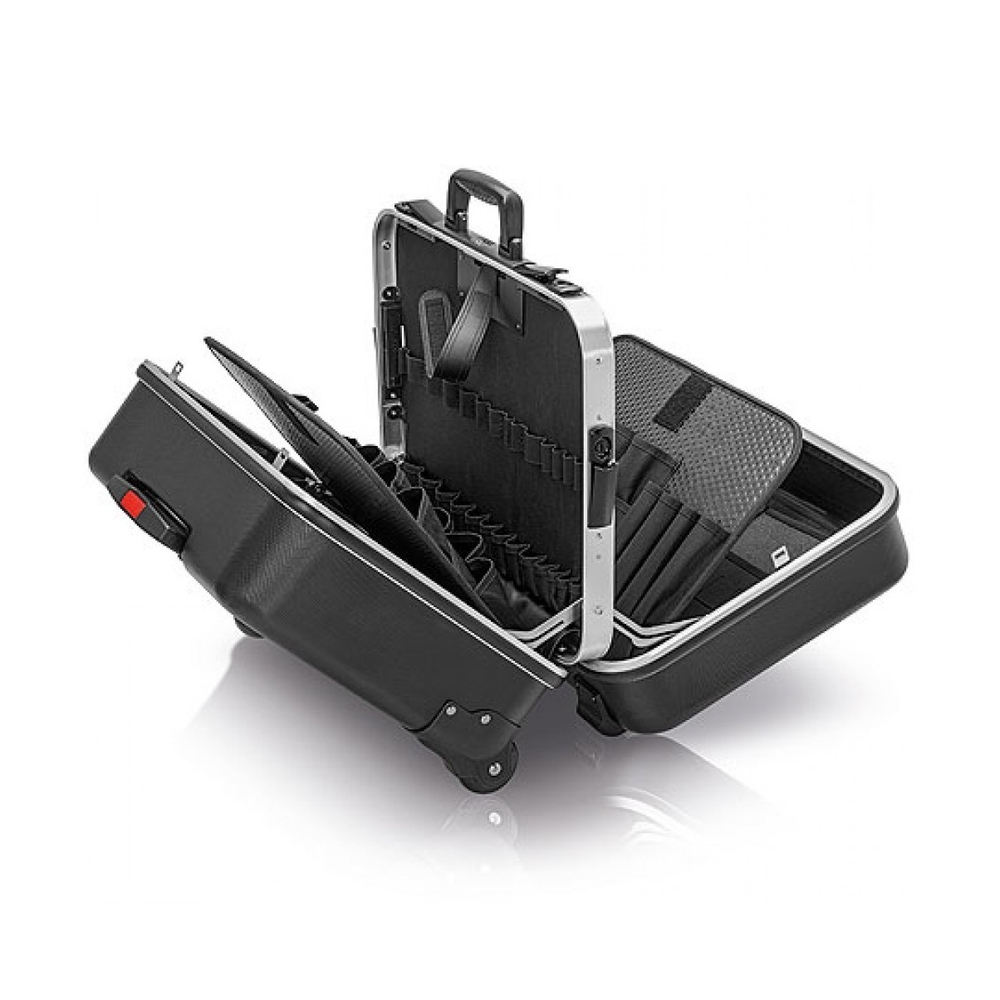 Новинка! Чемодан для инструментов Big Twin Move, материал ABS, черного цвета ПУСТОЙ KNIPEX KN-002141LE