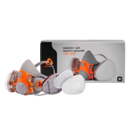 Комплект защитный Jeta Safety 6500 : Полумаска 1 шт, фильтры A1 2 шт, предфильтры P2 4 шт, держатели 2 шт, перчатки нитриловые 1 пара, размер М 1292891