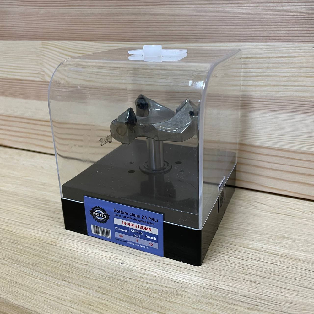 ХИТ! Фреза для выравнивания поверхности Z 3 D 60 x 12 x 66 S 12 со сменными ножами 12 x 12 x 1,5 усиленная Rotis PROCUT 141601212DMR