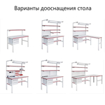Новинка! Стол промышленный Gresson CП 2000 х 700 мм антистатическое исполнение СП-2000 ESD